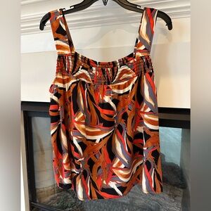 Evereve Multicolor Abstract Sleeveless Top